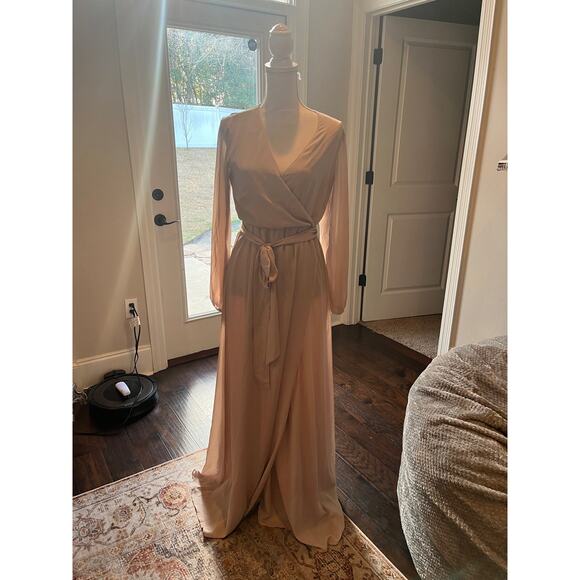 Show Me Your Mumu Lady Long Sleeve Wrap Dress NWOT - Picture 7 of 8